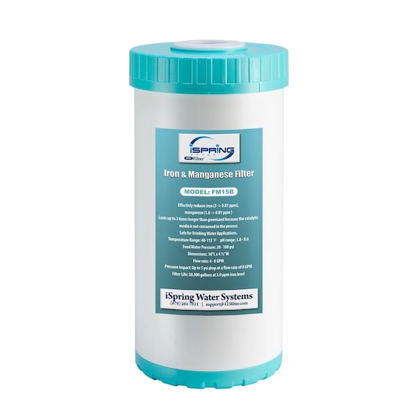 Iron and Manganese Reducing Replacement Filter Cartridge